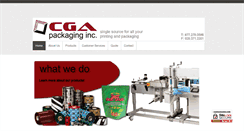 Desktop Screenshot of cgapackaging.com